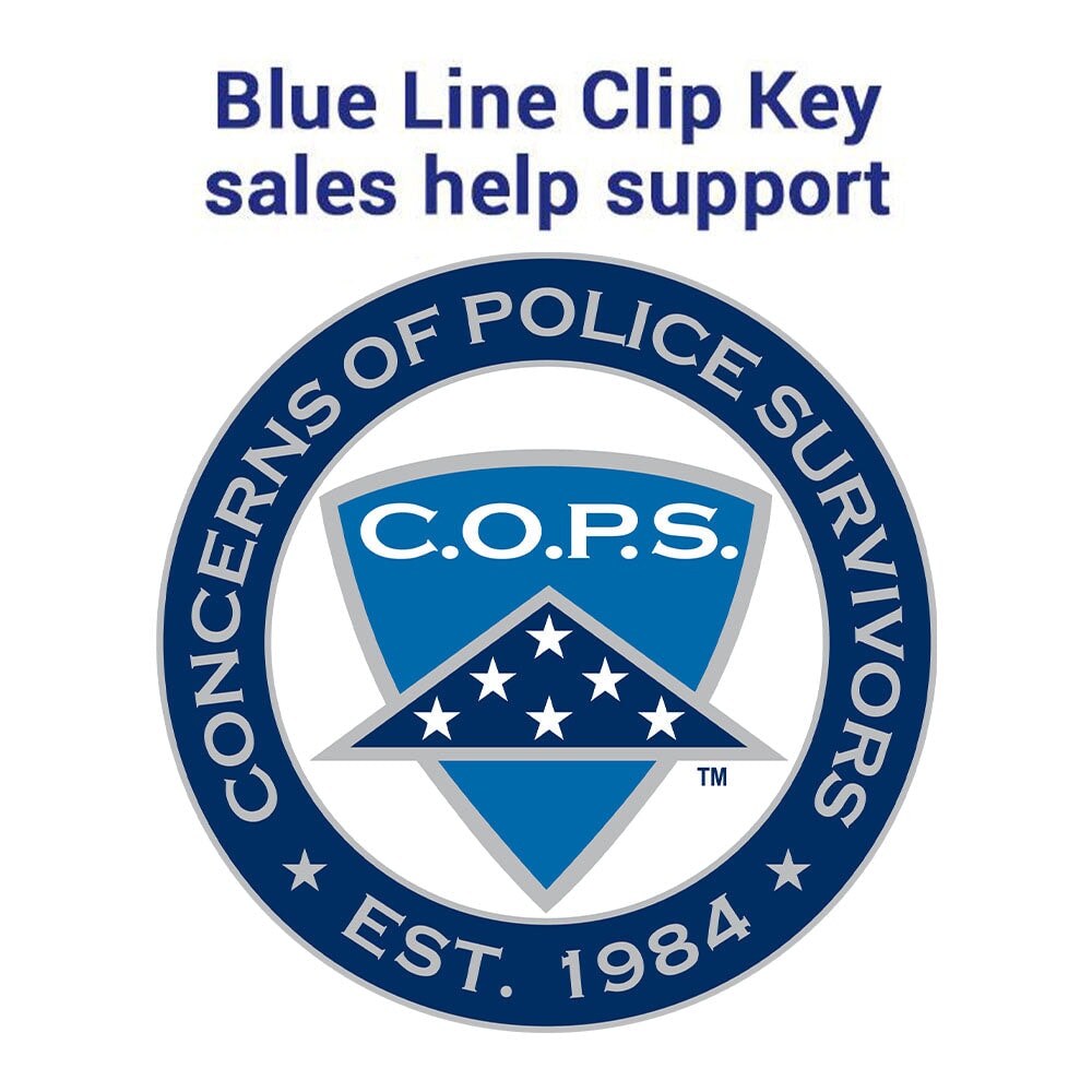 Blue Line Clip Handcuff Key