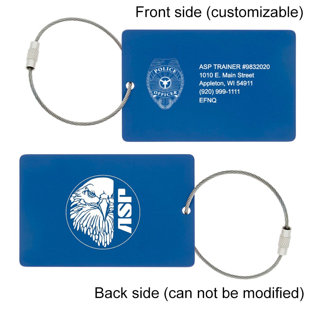 NEW Custom Laser-Engraved I.D. Plates (Set of 2)