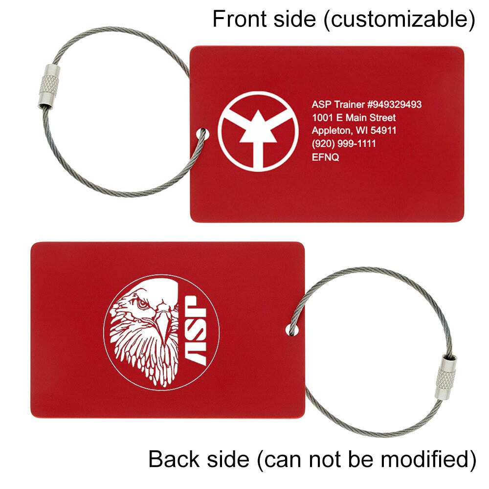 NEW Custom Laser-Engraved I.D. Plates (Set of 2)