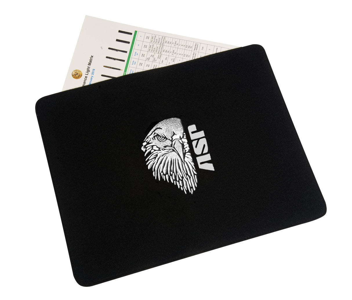 black Instruction/Logo Mat
