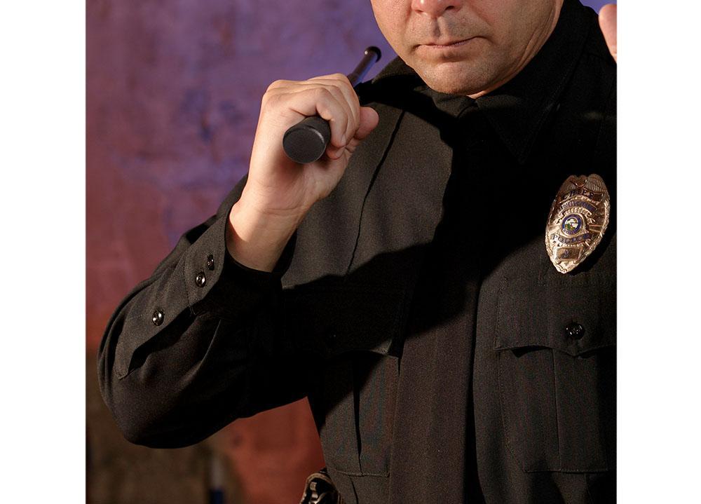 Grip cap for friction loc batons in hand