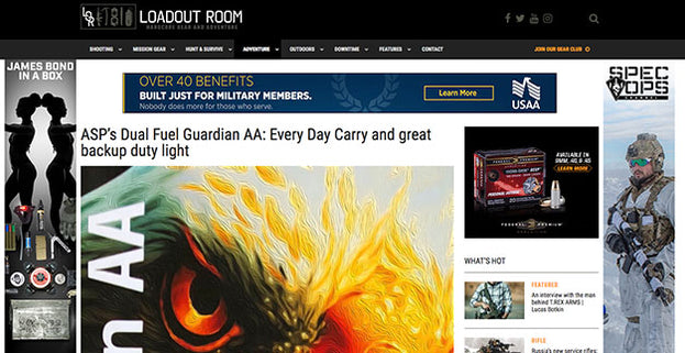 Loadout Room: ASP’s Dual Fuel Guardian AA: Every Day Carry and great backup duty light