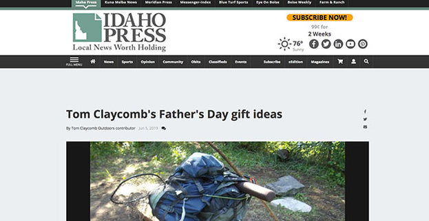 Idaho Press: Tom Claycomb's Father's Day gift ideas