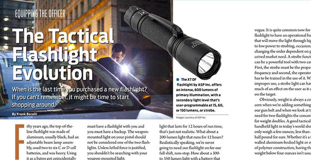Law Enforcement Technology: The Tactical Flashlight Evolution