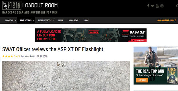 Loadout Room: SWAT Officer reviews the ASP XT DF Flashlight