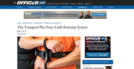 ASP Transport Plus System Reviewed on Officer.com: Control with Confidence