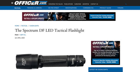 Officer.com Breaks Down the ASP Spectrum DF LED Tactical Flashlight