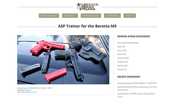 Breach Bang Clear: ASP Trainer for the Beretta M9
