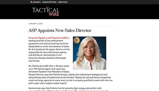 Tactical Wire: ASP Appoints New Sales Director