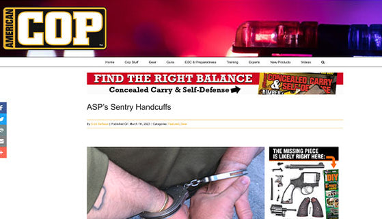 American Cop: ASP’s Sentry Handcuffs