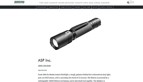 ShootingIndustry.com: 2024 NEW PRODUCT SHOWCASE (ASP Inc.)