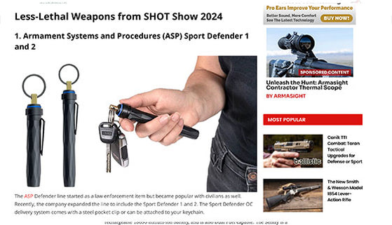 Athlon Outdoors: More Than Just Firearms: Less-Lethal Weapons Expand the Options at SHOT Show 2024