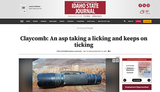 Idaho State Journal: Claycomb: An asp taking a licking and keeps on ticking