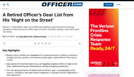 Officer.com: A Retired Officer’s Gear List from His ‘Night on the Street’
