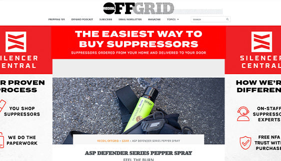 Offgrid: ASP Defender Series Pepper Spray