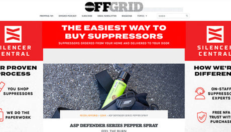 Offgrid: ASP Defender Series Pepper Spray