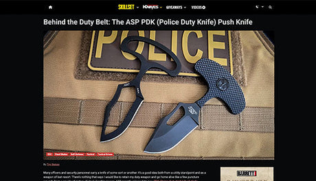 SKILLSET: Behind the Duty Belt: The ASP PDK (Police Duty Knife) Push Knife