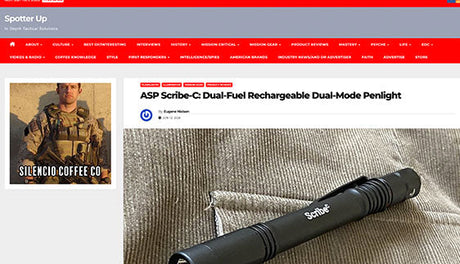 Spotter Up: ASP Scribe-C: Dual Fuel Rechargeable Dual-Mode Penlight
