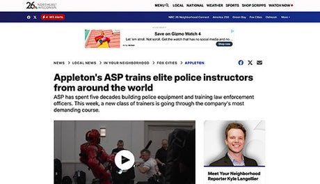 NBC26 News: Appleton's ASP trains elite police instructors from around the world
