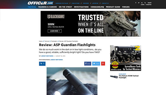 Officer.com: Review: ASP Guardian Flashlights