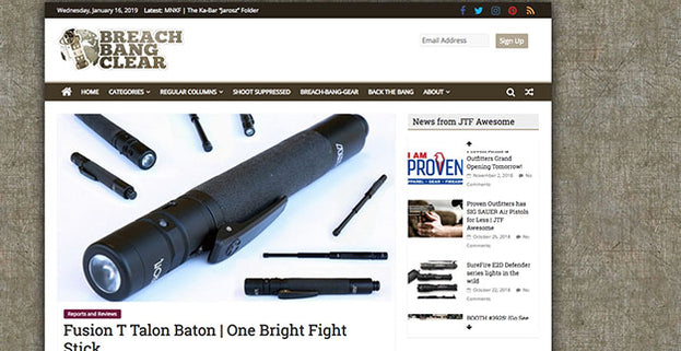 Breach Bang Clear: Fusion T Talon Baton | One Bright Fight Stick