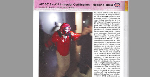 Kung Fu Magazine: ASP Instructor Certification