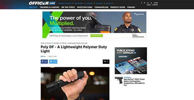 Officer.com: Poly DF - A Lightweight Polymer Duty Light