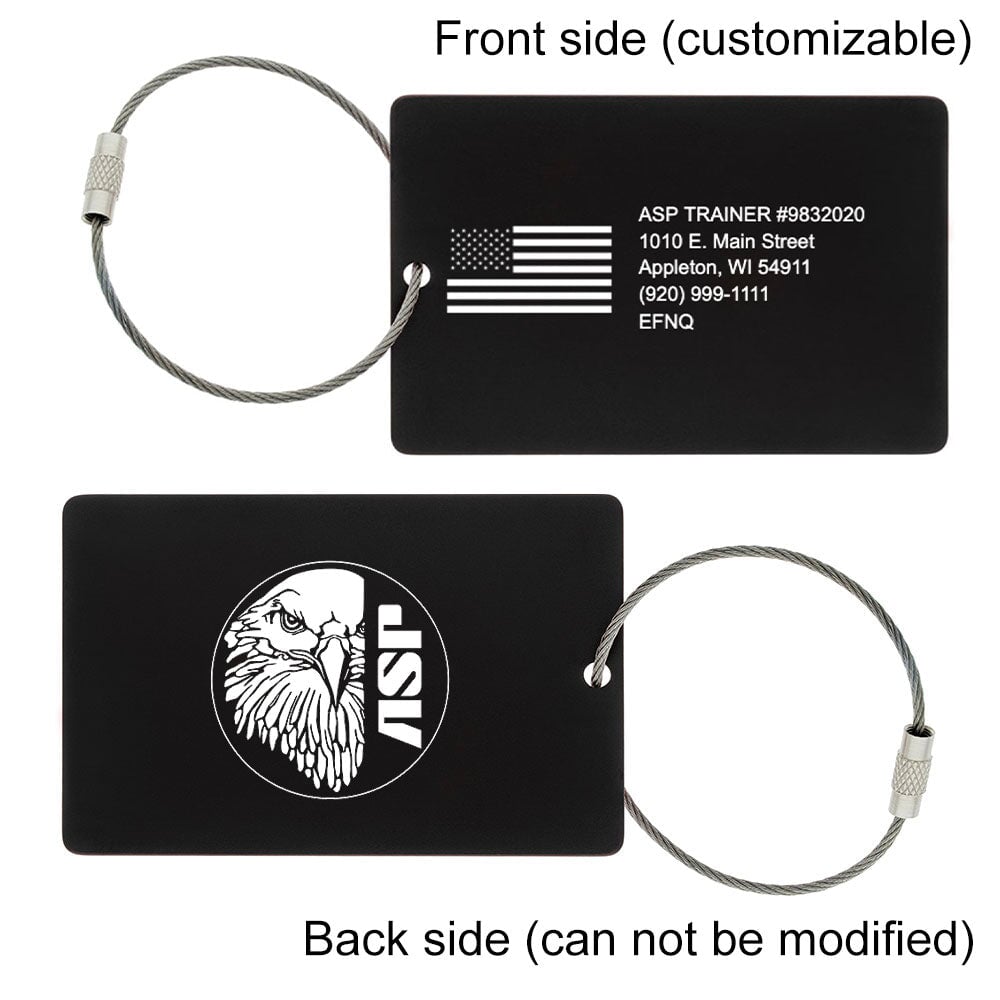 NEW Custom Laser-Engraved I.D. Plates (Set of 2)