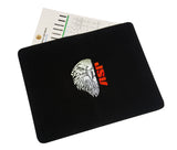 silver and red ASP logo on istruction/Logo Mats