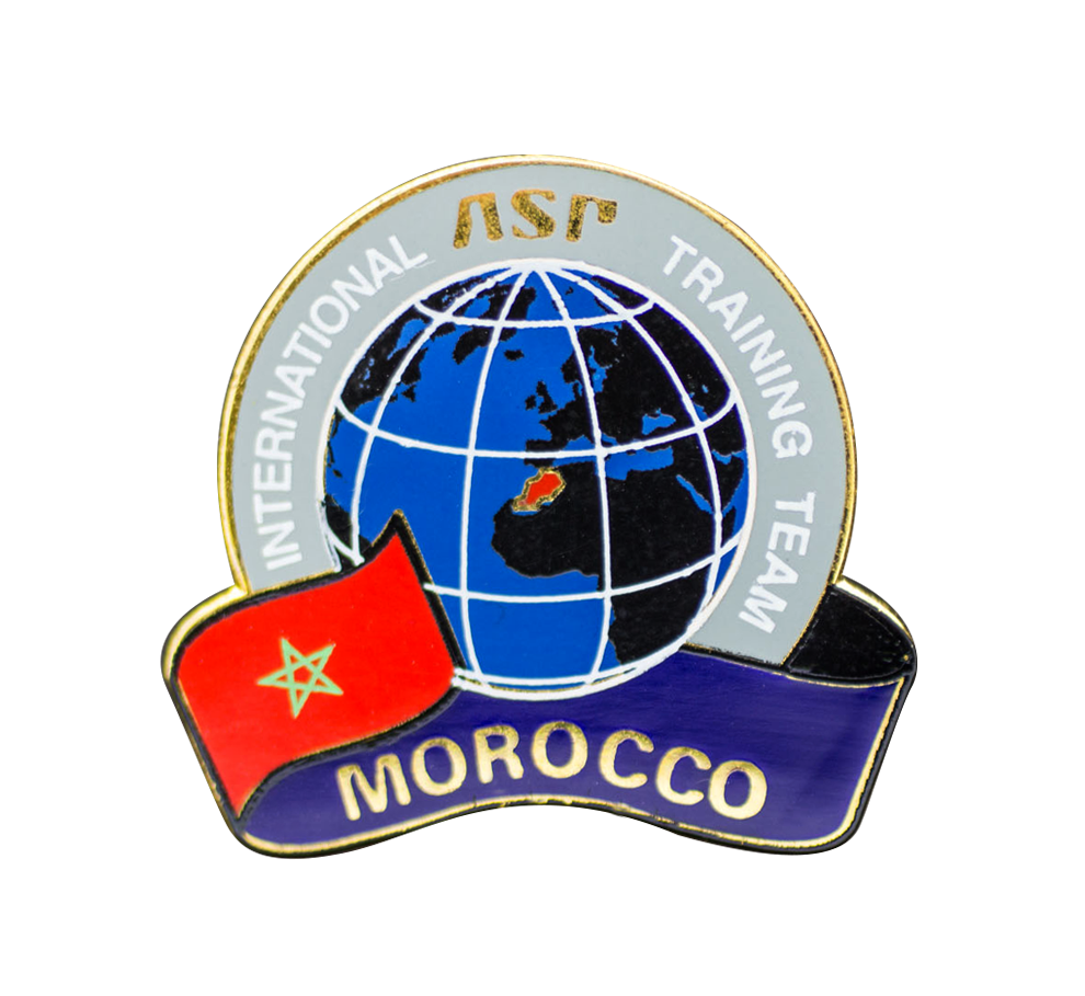 Morocco Training Team Lapel Pins