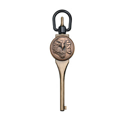 Guardian G1 Logo Handcuff Key, Antique Brass